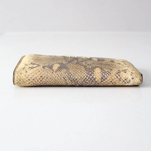 Michael Kors Python Embossed Leather Wallet - Picture 10 of 12